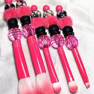 Bling Beaded Makeup Brush Sets